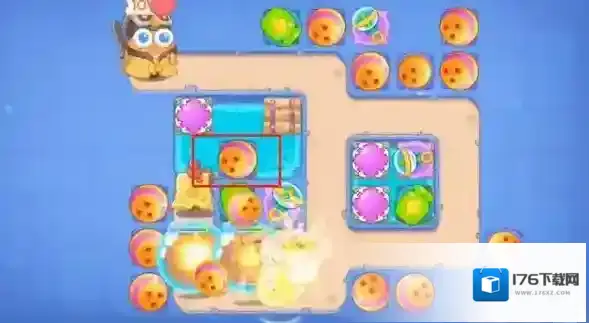 保卫萝卜4阿波道长第39关通关攻略