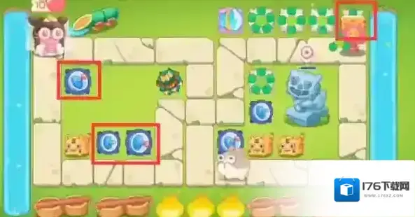 保卫萝卜4白萝卜传奇第54关怎么过 攻略图解法一览 保卫萝卜4白萝卜传奇第54关怎么过 攻略图解法一览