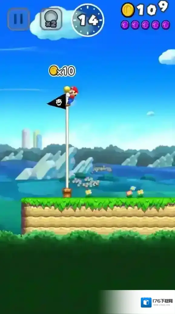 超级马里奥跑酷跳旗最高分是多少 跳旗技巧介绍