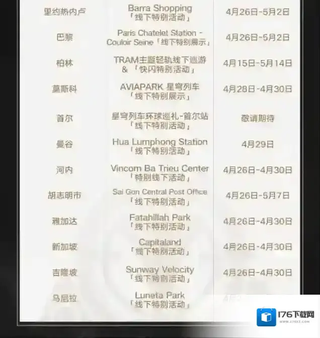 崩坏星穹铁道星穹列车环球巡礼