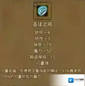 地下城堡2圣徒之戒怎么样 圣徒之戒属性效果介绍