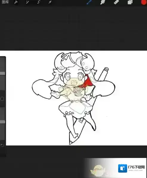 《procreate》填充局部颜色教程 《procreate》填充局部颜色教程