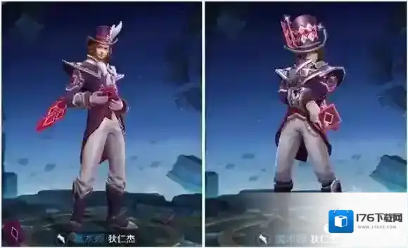 王者荣耀皮肤模型优化 周瑜海军大将优化 狄仁杰皮肤模型优化