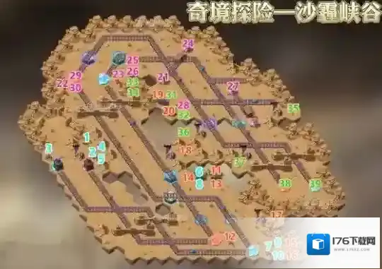 剑与远征沙霾峡谷怎么过 所有通关路线攻略