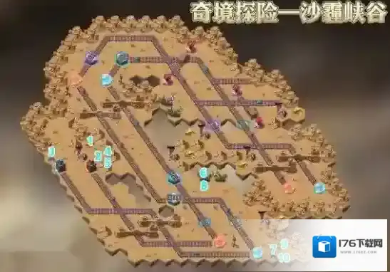 剑与远征沙霾峡谷怎么过 所有通关路线攻略