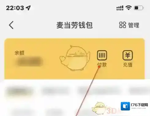 《麦当劳》用余额支付方法
