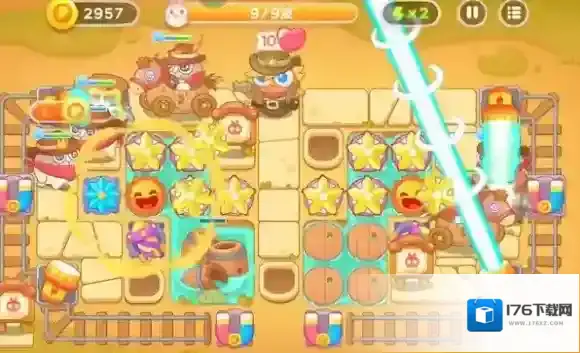 保卫萝卜4波仔很忙第44关通关攻略