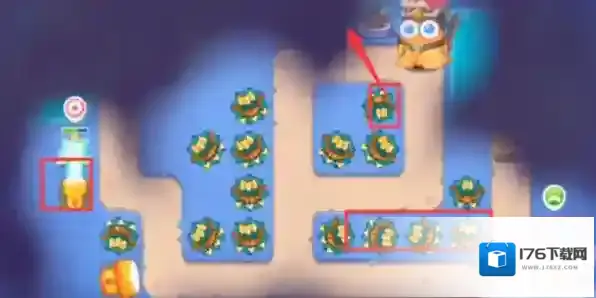 保卫萝卜4阿波道长第24关怎么过 攻略图解一览