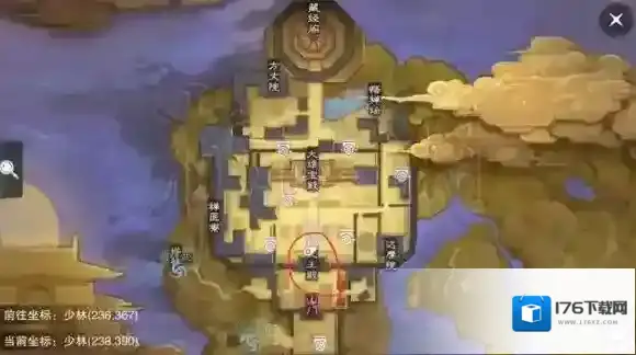 楚留香613打坐地点 613坐观万象打坐修炼地点坐标