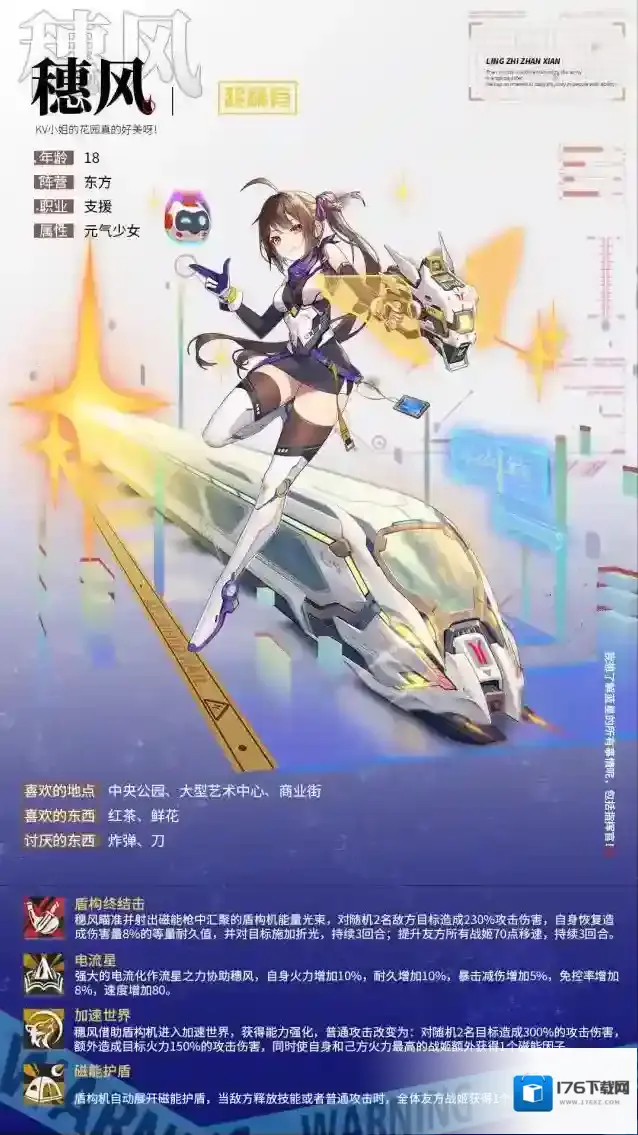 零之战线联动战姬认真好学的元气少女--穗风