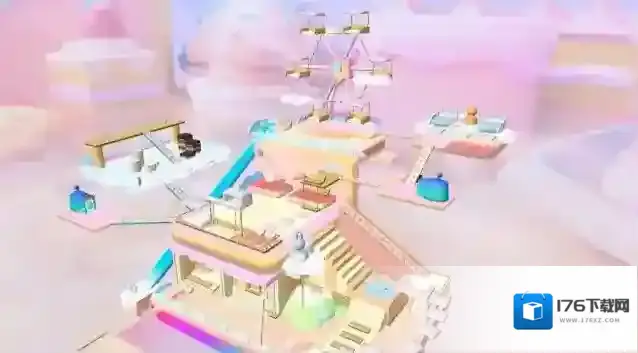 蛋仔派对 UGC速递|地图【南沢的梦中空间】登陆分岛,生物动作拼接功能重磅来袭~