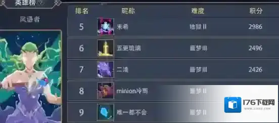 恶魔秘境水系全英雄梯度排行