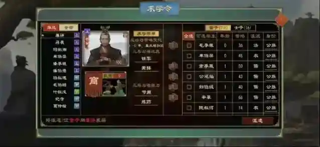 大周列国志子女培养攻略