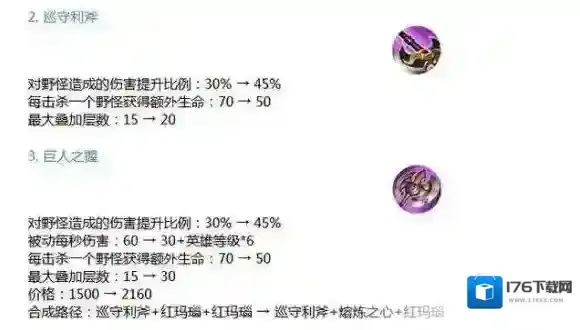 王者荣耀体验服打野刀调整 打野刀调整内容介绍