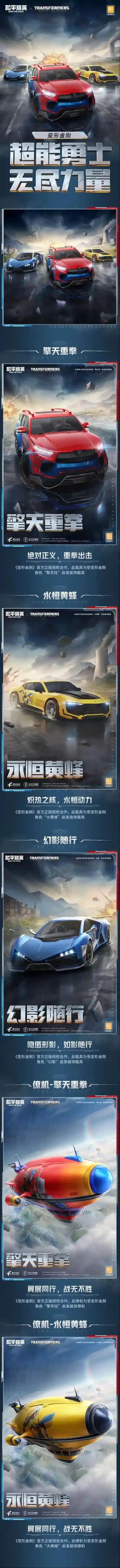 和平精英新皮肤爆料丨《变形金刚超能勇士崛起》正版授权角色皮肤登场！还有多款人气套装重返赛场！