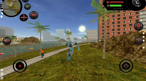 变形鲨鱼机器人手游截图2