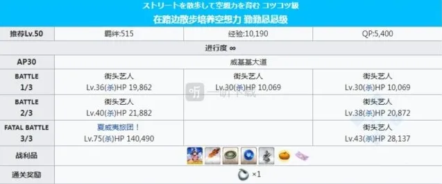 命运冠位指定威基基