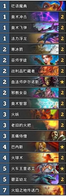 炉石传说卡组