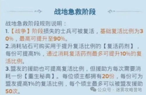 无尽冬日战地急救阶段作用技巧分享