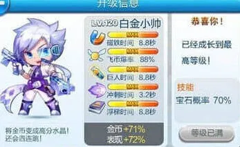 天天酷跑白金小帅与超能少年属性对比指南