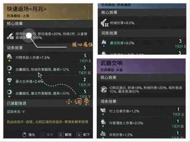异常模组词条选择技巧
