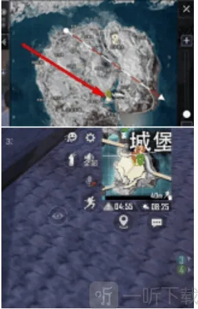 和平精英极光堡位置流程