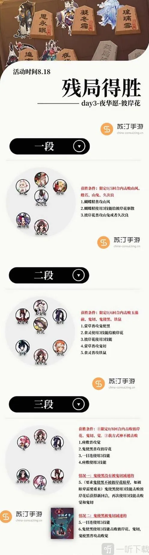 阴阳师残局得胜夜华愿打法教程