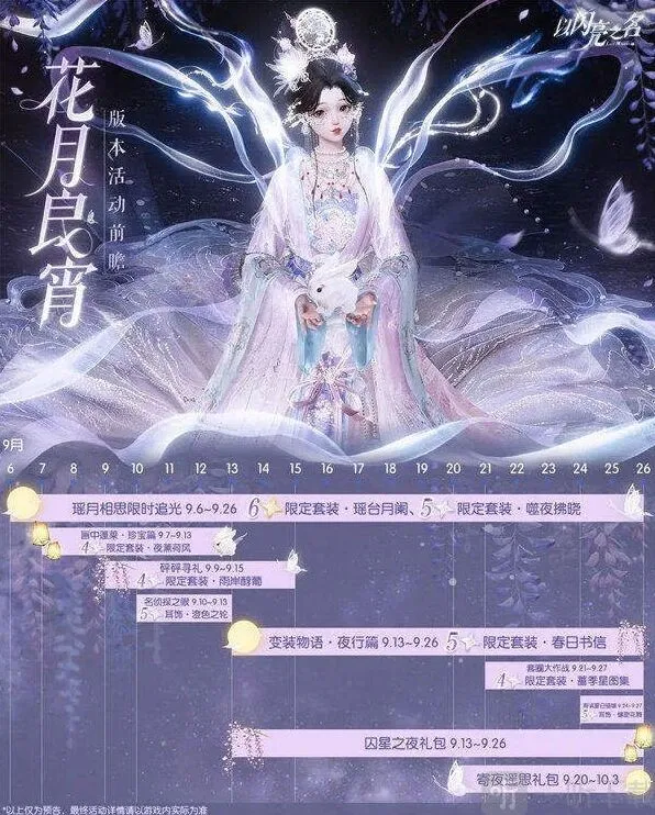 以闪亮之名花月良宵版本更新全攻略