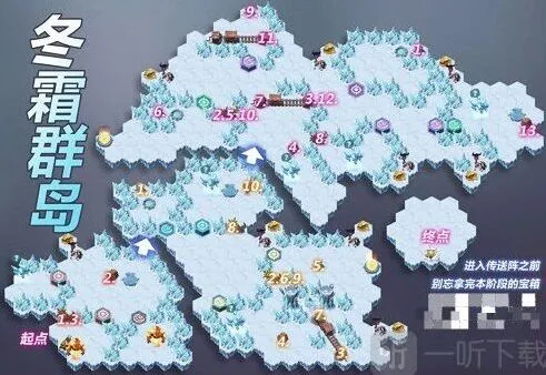 剑与远征冬霜群岛通关完整流程