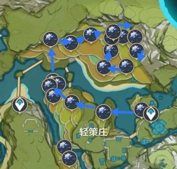 一路琉璃百合采集点分布图位置一览完整攻略
