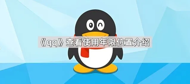 QQ查看使用年限位置详解