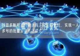 抖音矩阵账号批量发布教程