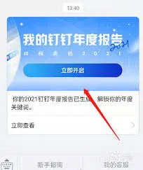 钉钉年度报告查看方法