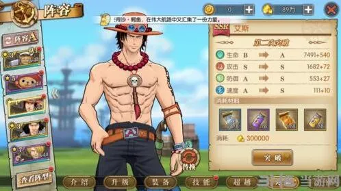 航海王艾斯突破材料技巧