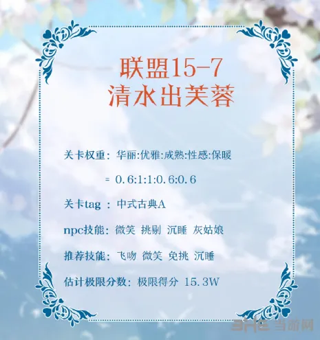 奇迹暖暖联盟15-7极限挑战指南