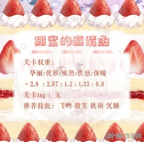 奇迹暖暖甜蜜的邀请函第一天梦幻甜点全攻略