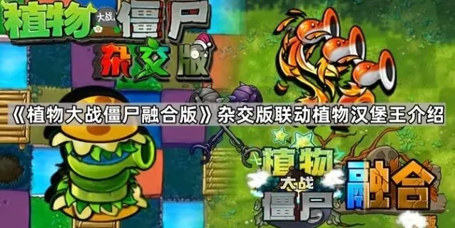 《植物大战僵尸》汉堡王联动杂交植物指南