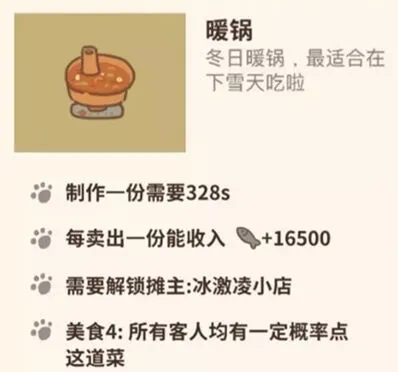动物餐厅暖锅获取攻略 解锁条件详解