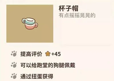 动物餐厅纪念物介绍 杯子帽效果说明