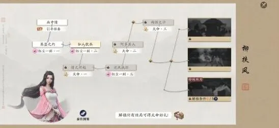 天涯明月刀手游柳扶风天命结局全攻略