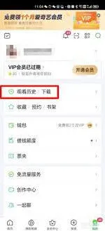 极速版爱奇艺观看历史清除技巧