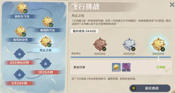 《原神》风止之处第四天关卡纹章获取攻略