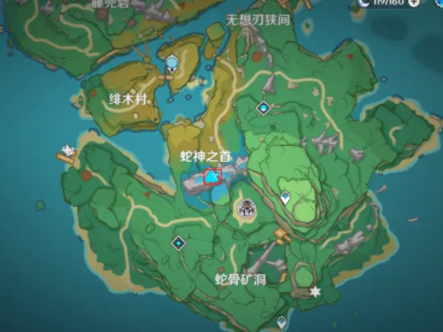 原神蛇神之首下面的门开启方法