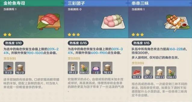 《原神》鸟蛋寿司食谱获得方法详细教程