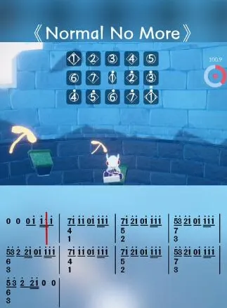光遇Normalnomore琴谱教程完整版