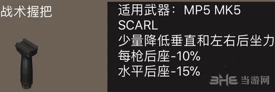 荒野行动战术握把优缺点