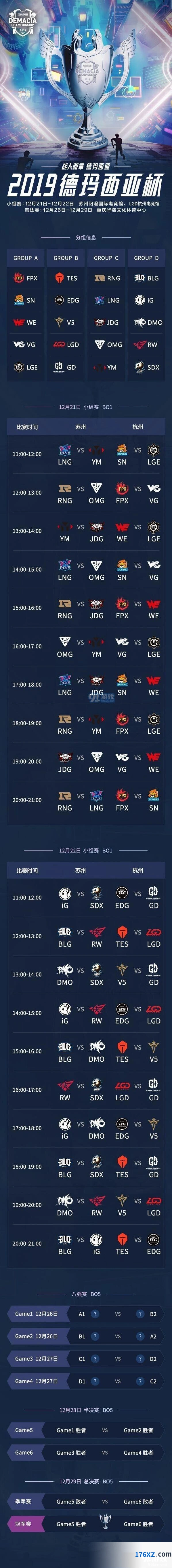 英雄联盟2019德杯赛程指南