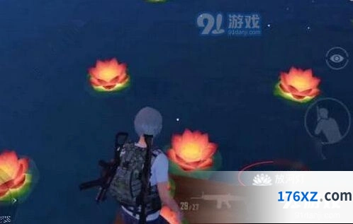 和平精英中秋月兔模式河灯位置大全