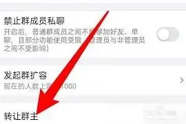 钉钉转让群主教程
