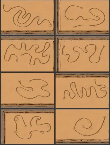 江南百景图徽州府探险画图纸连线流程
